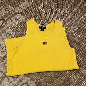 Vintage Ralph Lauren tank top with American flag detail